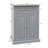 HOMCOM Rolling Kitchen Island Cart, Portable Serving Trolley Table With Drawer, Adjustable Shelf And 2 Towel Racks, Grey