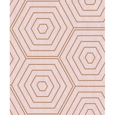 Hexagons 1m x 53cm Metallic Wallpaper Roll