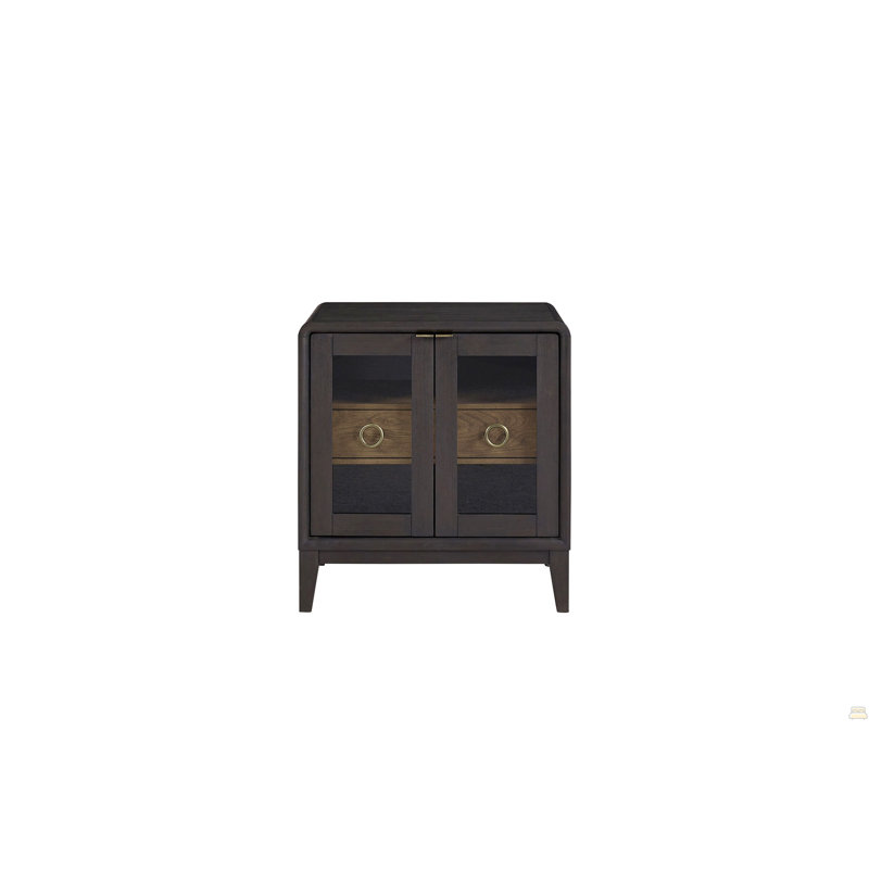 Glass Door Nightstand