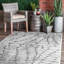 Tapis d'intérieur / extérieur gris Khloe-951386174