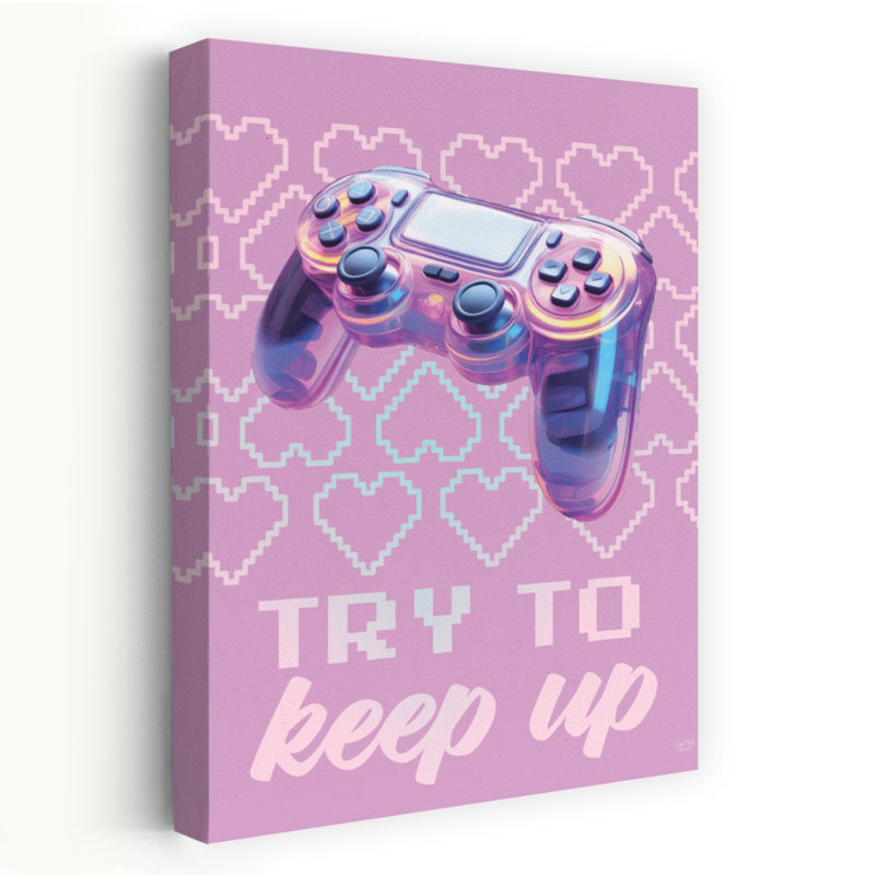 «Try To Keep Up», art contemporain abstrait, H 48 po x l 32 po