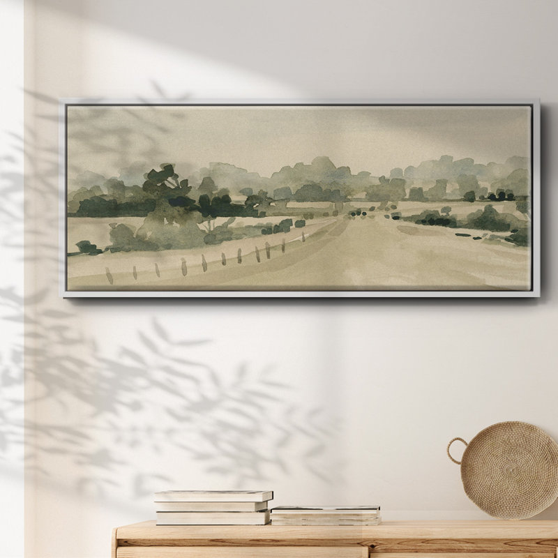 Les routes de campagne II - toile encadrée