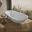Birthday Bath® 72" x 37-1/2" Soaking Bathtub-1261157033
