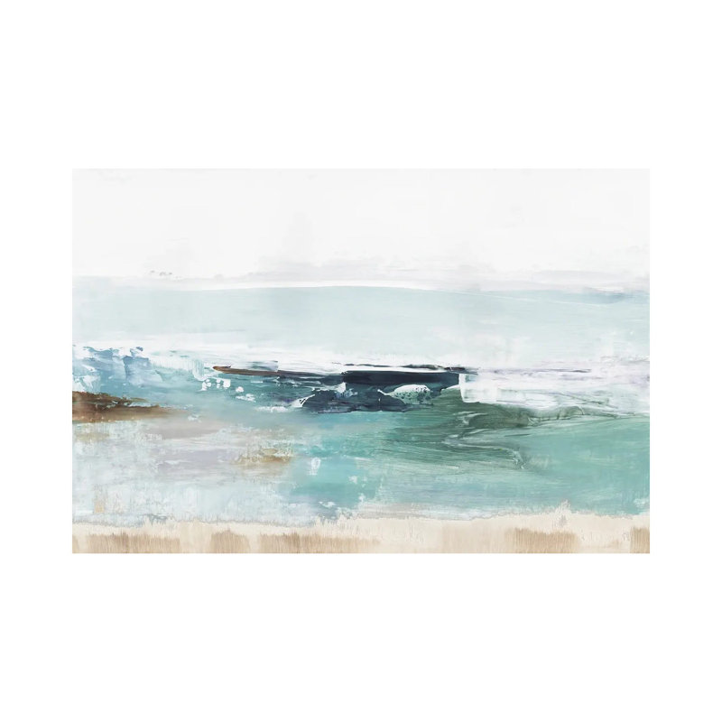 Emerald Waters by Tom Reeves - Wrapped Canvas Painting, 20.32 cm H x 30.48 cm W