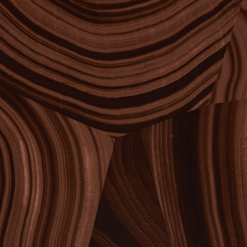 Papier peint Schumacher x Miles Redd Agate Slice, L 27 pi x l 27 po, Tigers Eye