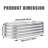 2Pcs 4X2x1ft Raised Garden Bed Kit/ Galvanized Planter Raised Garden Beds For Outdoor For Vegetables/Flowers &Herbs/ Heavy Duty/ Rust-Resistant/ Easy Assembly-1404168446-1404168433-1404168434
