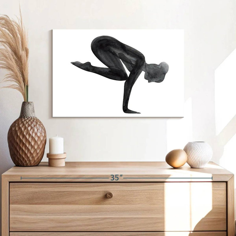 Kerrick Yoga Asana Pose, 16" H x 24" W