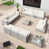 Rayures beige et blanches