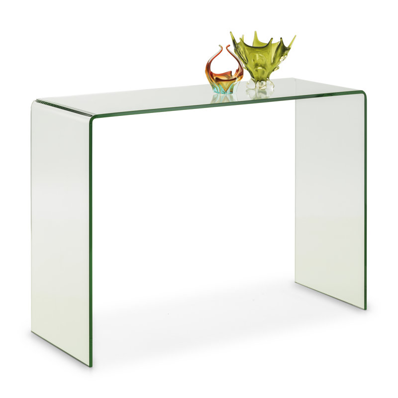 Brendon 110cm Glass Top Console Table
