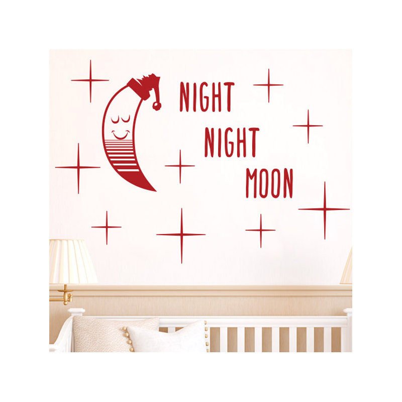 Wall Decal, Dark Red, Medium