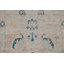 Tapis turc Oushak Mute noué à la main 2 x 4