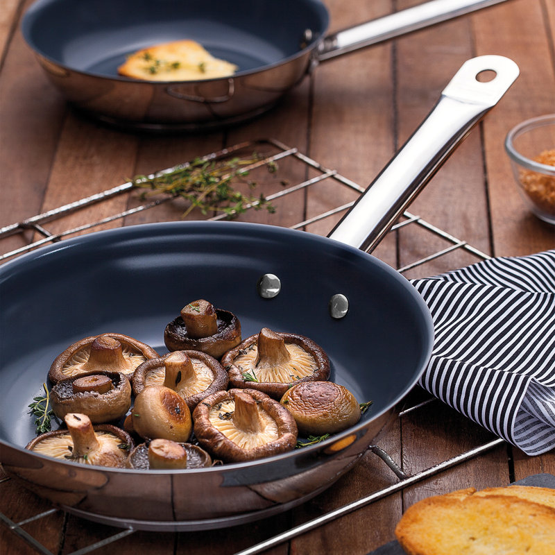 Stainless Steel Non-Stick Frying Pan, 20cm