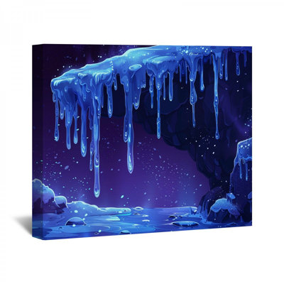 «Cave Icicles», reproduction sur toile
