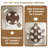 Rohun Round Extendable Modern Kitchen Dining Table Set With 32.8"H Dining Chair-303345140-303345143