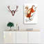 White Bellied Flying Squirrel Illustration by John Edward Gray - Wrapped Canvas Print-55305099