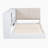 L-Shaped Daybed Floor Corner Bed With  USB Charging Ports-1779298105