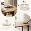 Ensemble de salle à manger ovale 5 pièces, table moderne à structure en métal avec chaises assorties et plateau en bois composite pour la cuisine et la salle à manger-373608578