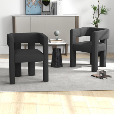 Burgues 24.8Wide Ultra-Modern Upholstered Armchair(Set of 2) by Ivy Bronx