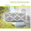 Coussin en coton Trellis