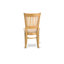 Ensemble de table de salle à manger 5 pièces moderne comprenant une table ovale en bois avec feuille papillon et 4 chaises de cuisine en tissu de lin, 42 x 60 pouces, chêne-882898727-815527982-808603918