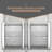Double Sliding Shower Door, 56 - 60"x70", Aluminum, 8mm Tempered Glass, Black Hardware, Bathroom, Waterproof, Simple Install Guidance Aluminum Frame With Matte Finish, Bathroom Use,
