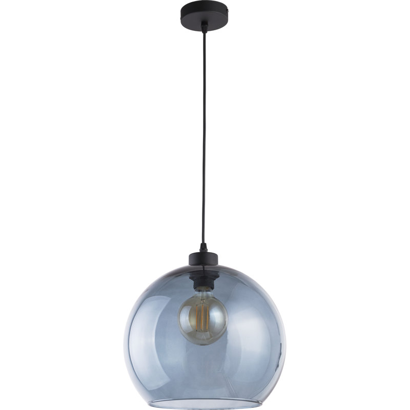 Birchwood 1 - Light Single Pendant, Black, Pink