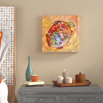 « turtle », reproduction d’impression sur toile tendue
