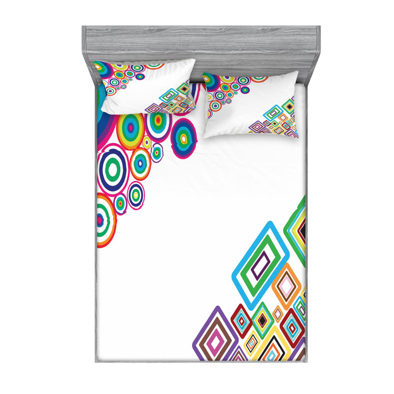 Microfiber Sheet Set, Full/Double Sheet Set with Fitted Sheet