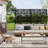 47 x 72 Inch Metal Privacy Screen, Freestanding Outdoor Fence Panel, Weather-Resistant, Petal Design