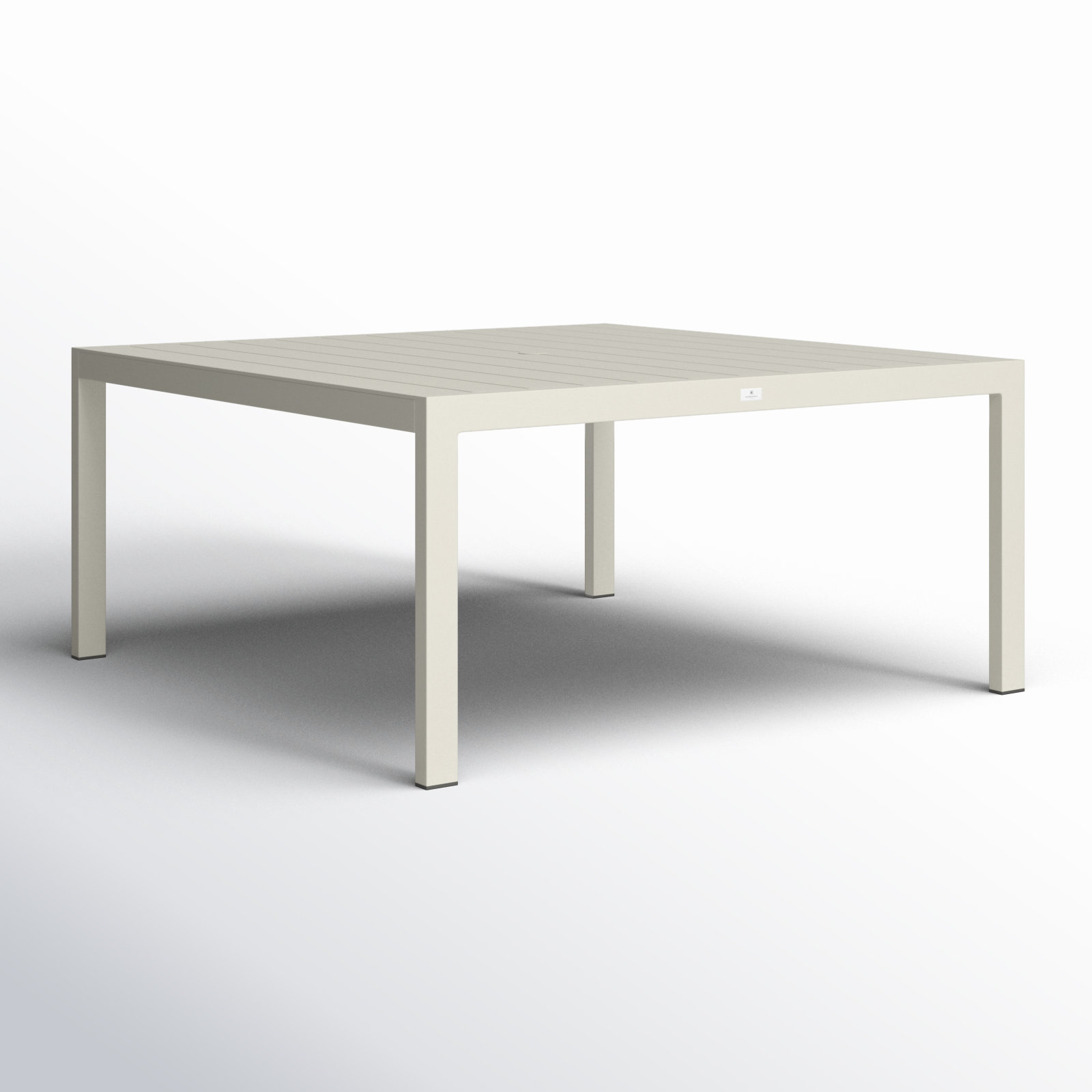 Caya Aluminum Outdoor Dining Table, 29.5" H x 63" L x 63" W