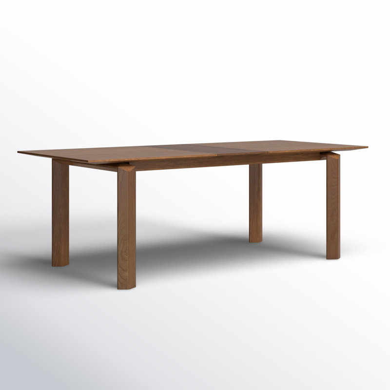 Sahire Extendable Ash Solid Wood Base Dining Table