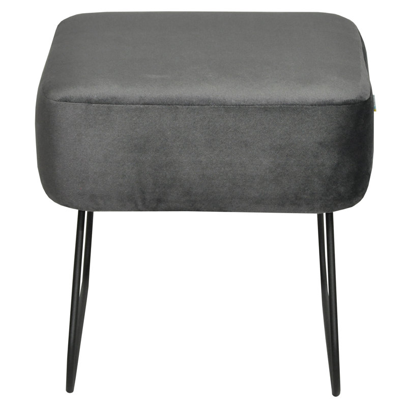 Modern Vanity Stool, Grey