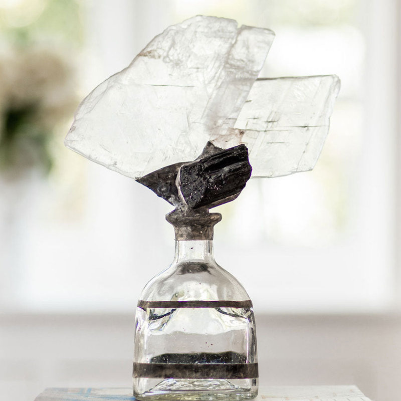 Tourmaline Handmade Decorative Bottle