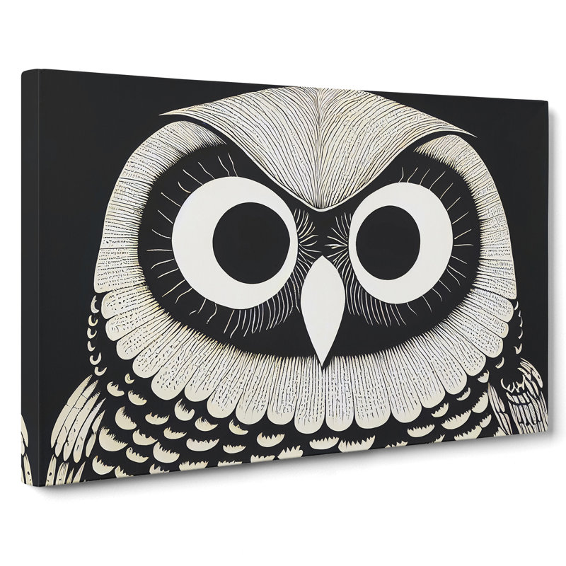 Unique Owl Art Vol.2 - Wrapped Canvas, 40cm H x 60cm W x 3cm D