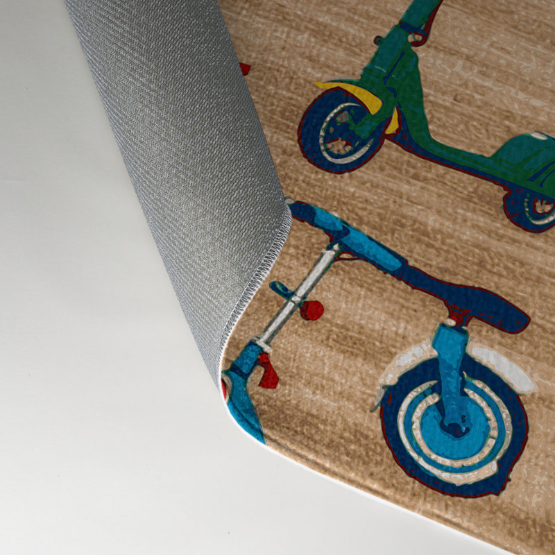 Tapis intérieur et extérieur brun Transport, Rectangle 9 pi x 12 pi