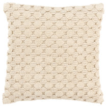 Posh Box Ivory Solid Ivory Large Throw Pillow With Insert – LOOMLAN