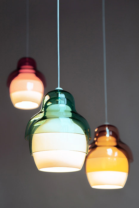 Matrioshka 1 - Light Pendant, Red