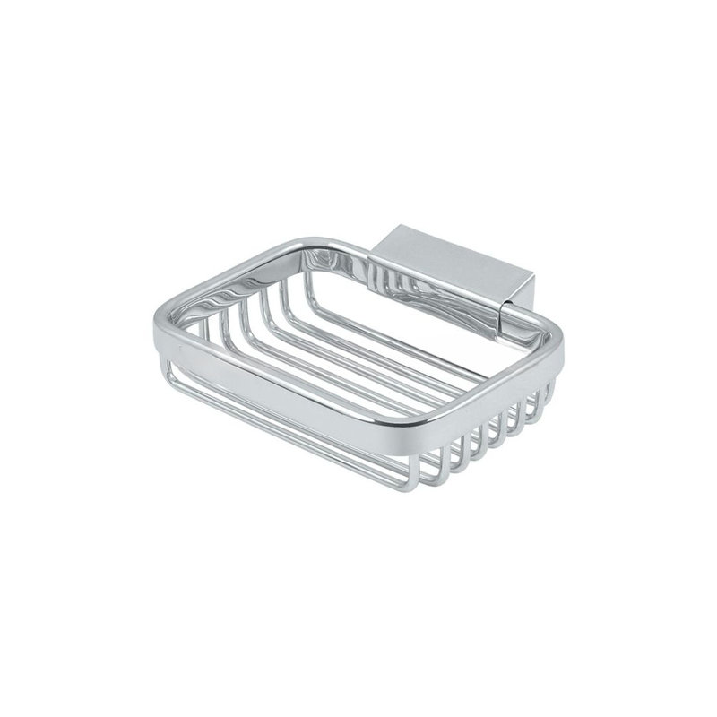 Deltana WBR4535U26 Wire Basket, 4-3/4" Rectangular Soap Holder in Polished Chrome