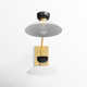 Viera 2 Light Glass Steel Dimmable Plug-in Swing Arm Sconce