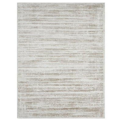 Huseman Beige Textured Horizon Area Rug