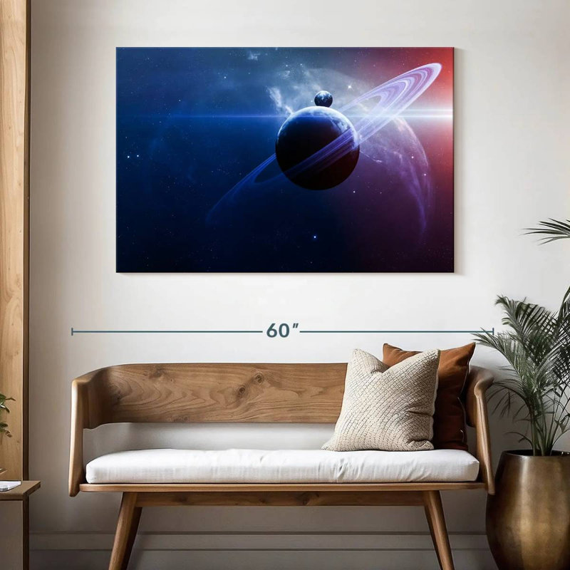 Oberle Planets In Outer Space, 32" H x 48" W