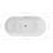 BT 66.56 " L x 31.5 " W Freestanding Soaking Acrylic Bathtub