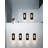 Atlantis Outdoor Wall Mount Lantern w/ Integrated LED-1920561141-1920561143-1920561146