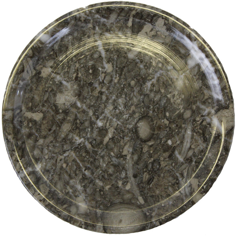 Marble Round 6 Piece Coaster Set