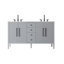 Meuble-lavabo double 60 po-2136184979