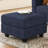 Nairoby 26.4'' Wide Upholstered Storage Ottoman Footstool Module Part for Sectional Sofa-551986894