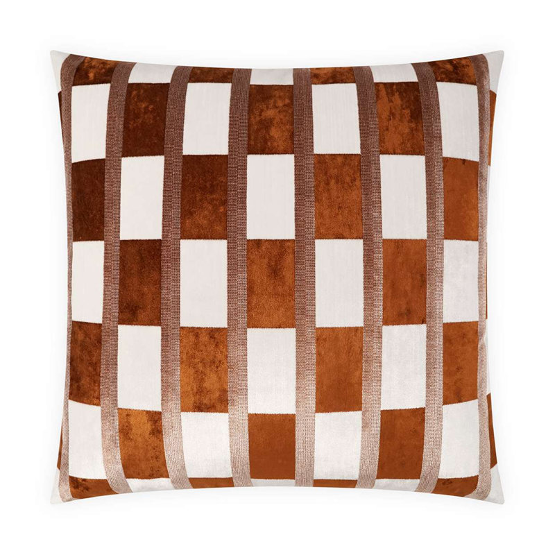 Root Square Pillow Cover & Insert, 24"H x 24"W, Mustard