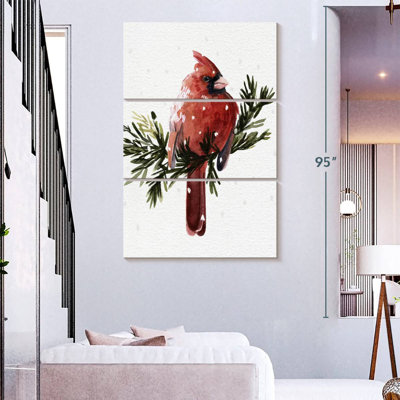 Brampt cardinal avec neige I