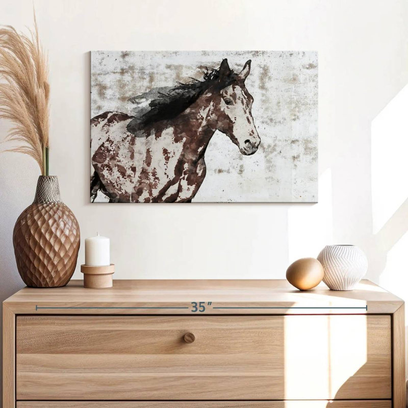 Brampt Winner Horse, 16" H x 24" W