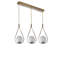 Luminaire suspendu pour îlot de cuisine 3 lumières Xochitl-1610120033-1610120038